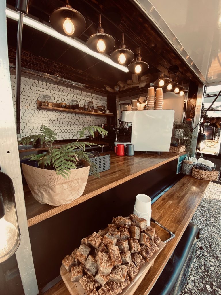Photograph of a craft catering van.